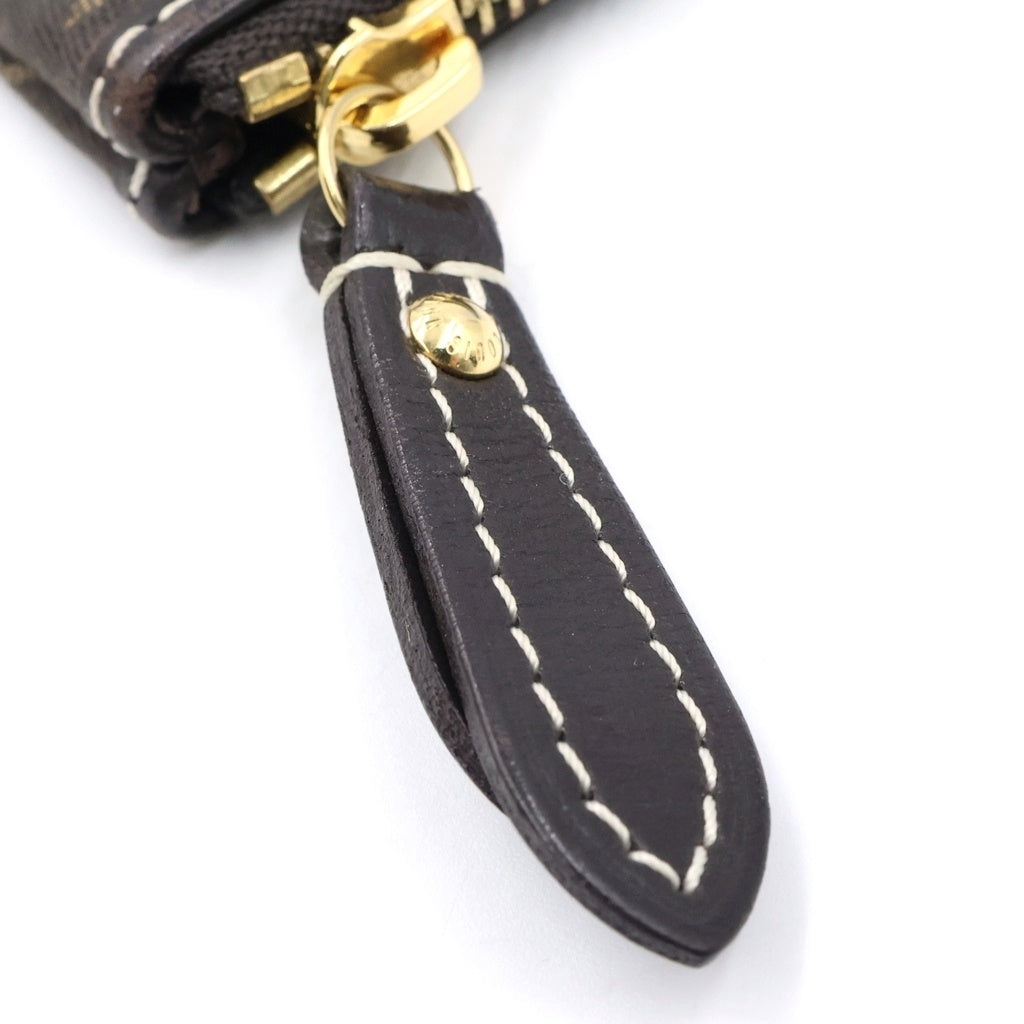 LOUIS VUITTON(ルイヴィトン) モノグラムミニラン ポシェットクレ バッグチャーム 小物入れ ポーチ ブラウン キャンバス M62994 ゴールド金具