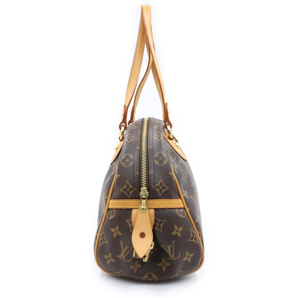 LOUIS VUITTON(ルイヴィトン) モノグラム モントルグイユPM PVC レザー ショルダーバッグ ハンドバッグ ブラウン M95565 レディース