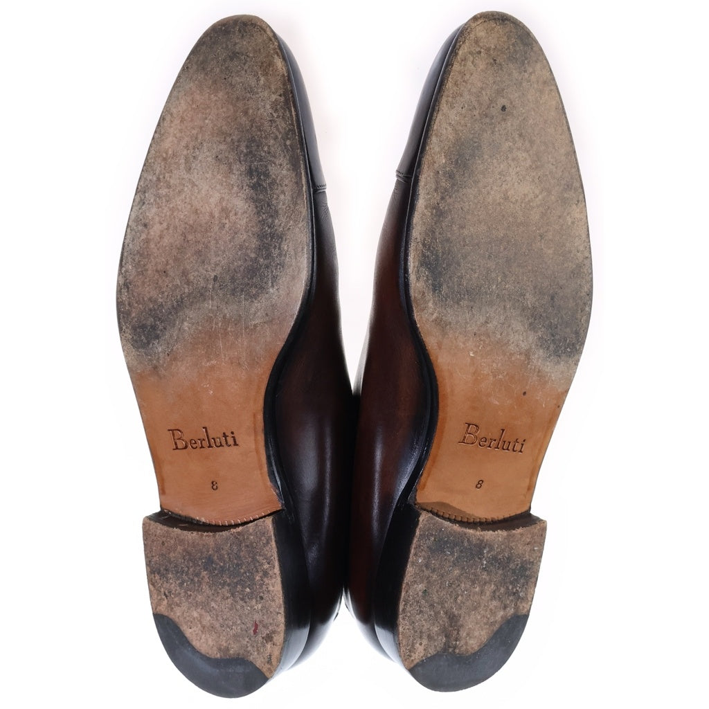 Berluti(ベルルッティ) アレッサンドロ 革靴 ビジネスレザーシューズ ブラウン #8
