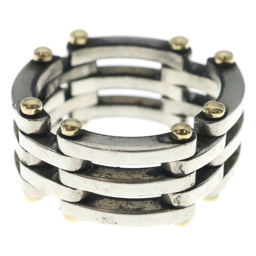 TIFFANY & Co.(ティファニー) GATE RING ゲートリング 指輪 SV925/Au750YG シルバー/イエローゴールド