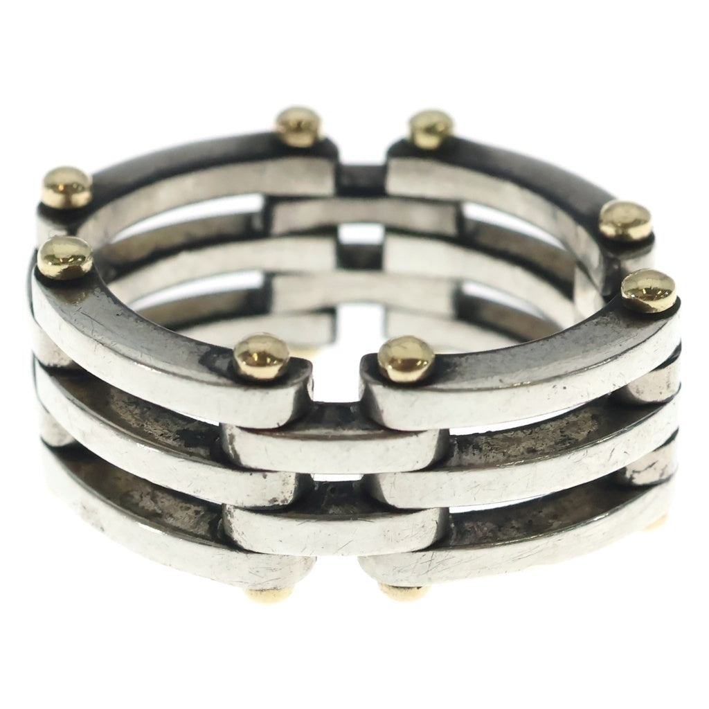 TIFFANY & Co.(ティファニー) GATE RING ゲートリング 指輪 SV925/Au750YG シルバー/イエローゴールド