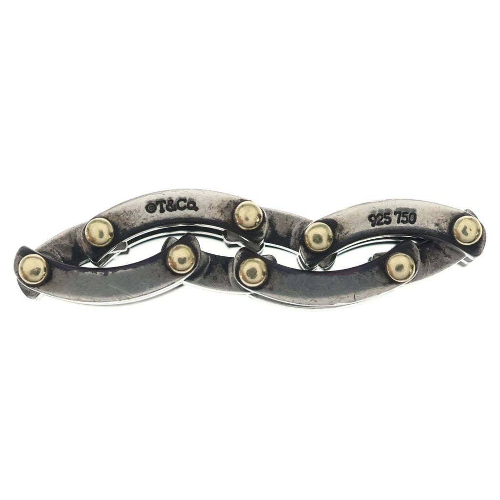 TIFFANY & Co.(ティファニー) GATE RING ゲートリング 指輪 SV925/Au750YG シルバー/イエローゴールド