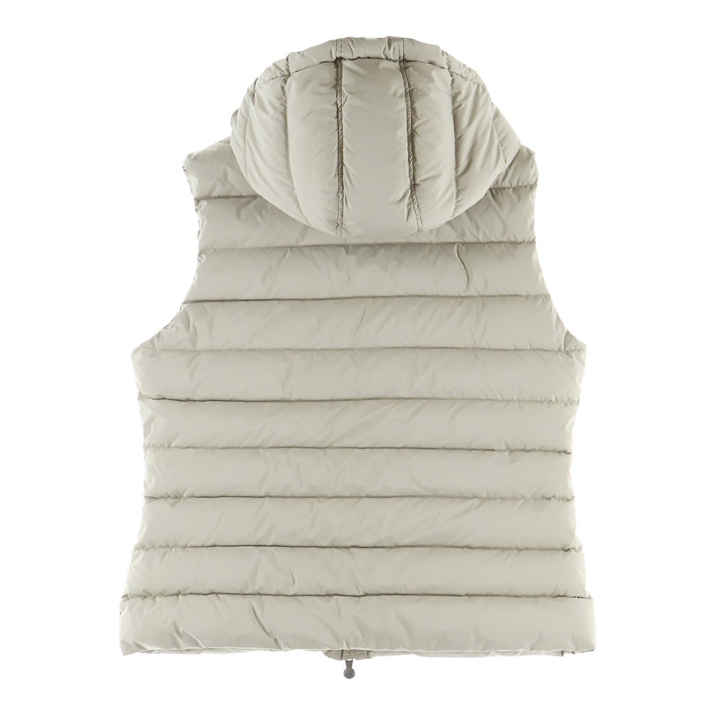 PYRENEX(ピレネックス) SPOUTNIC VEST スプートニック ダウンベスト フード付き ジップアップ フェザー グレージュ CFU202300013 レディース
