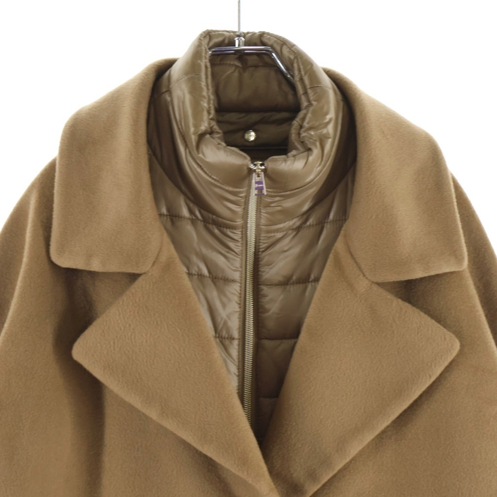 HERNO(ヘルノ) Virgin wool coat ライナードッキング ヴァージンウールチェスターコート ブラウン GC0314D-33313-2105 レディース