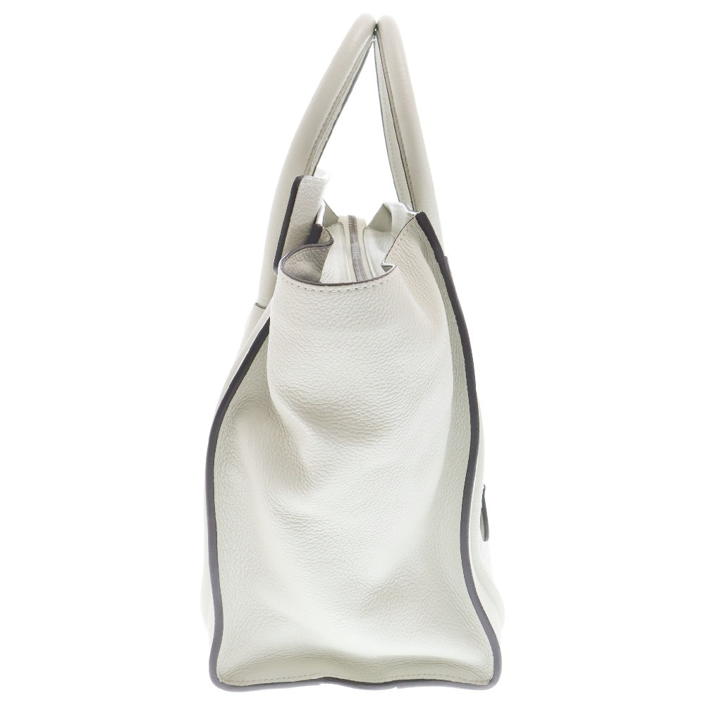 CELINE(セリーヌ) ラゲージミニ ショッパートートバッグ ライトグリーン レザー S-SN-0191 S-CU-1101