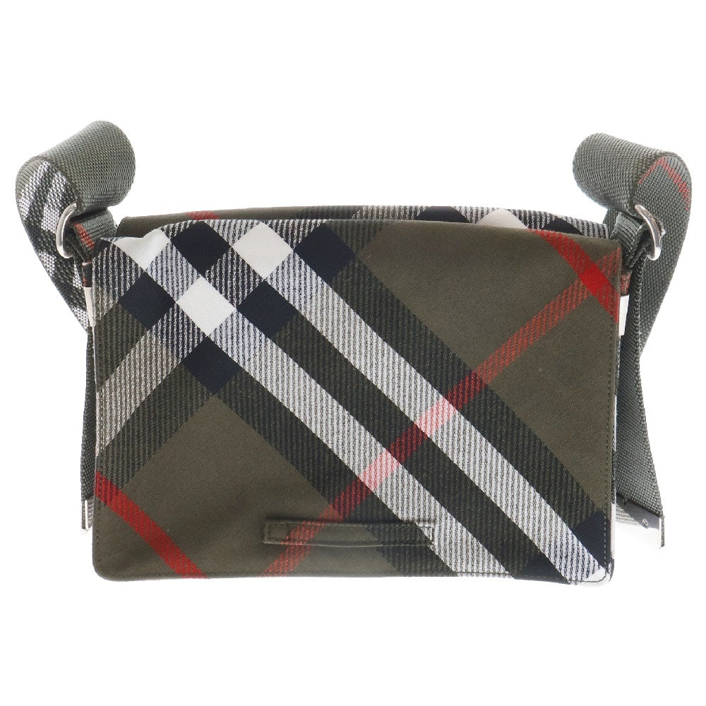 BURBERRY(バーバリー) ML TRENCH クロスボディバッグ ショルダーバッグ 8091448 チェック グリーン ポリエステル×コットン