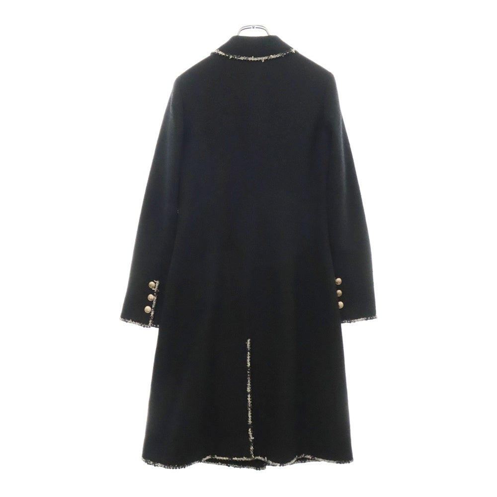 CHANEL(シャネル) ツイード コート エンブレム アウター ココマーク ブラック 05C 36サイズ