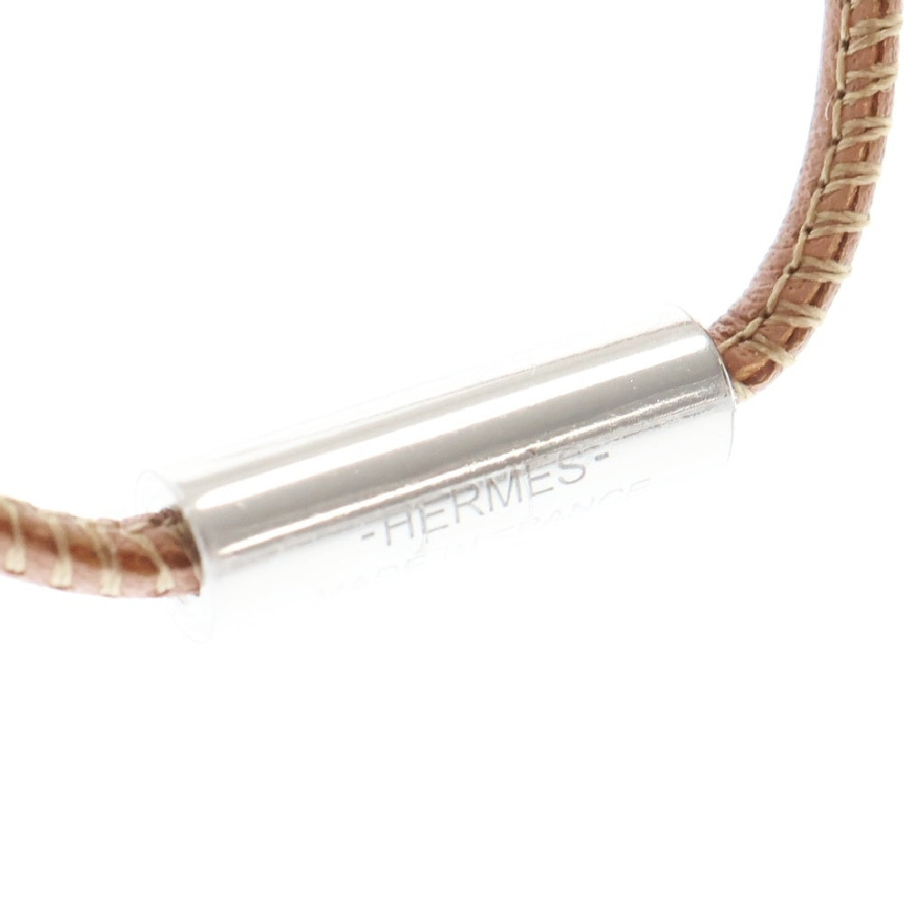 HERMES(エルメス) モンプティケリーPM ネックレス ゴールド×オレンジ スイフト シルバー金具 チャーム アクセサリー