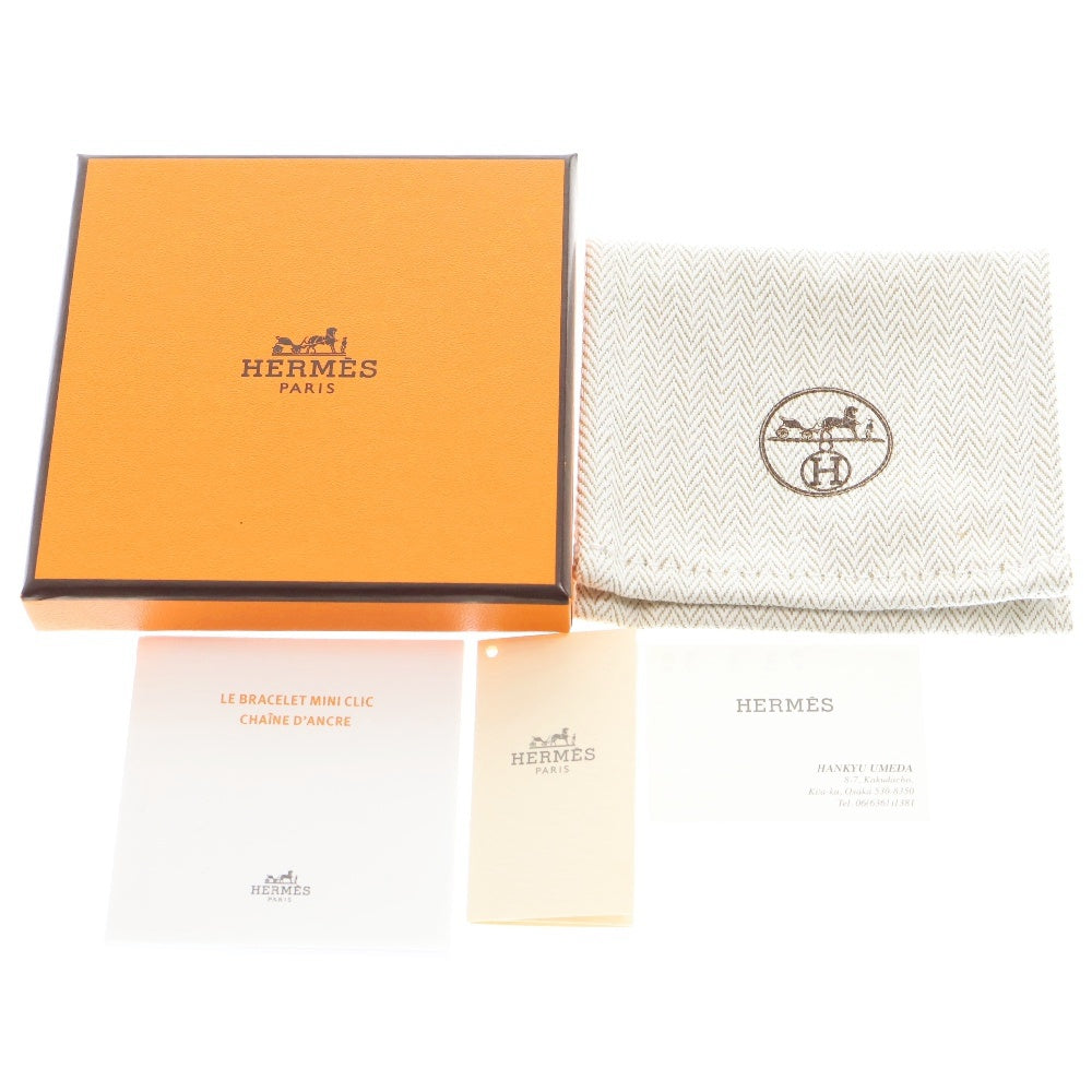 HERMES(エルメス) モンプティケリーPM ネックレス ゴールド×オレンジ スイフト シルバー金具 チャーム アクセサリー