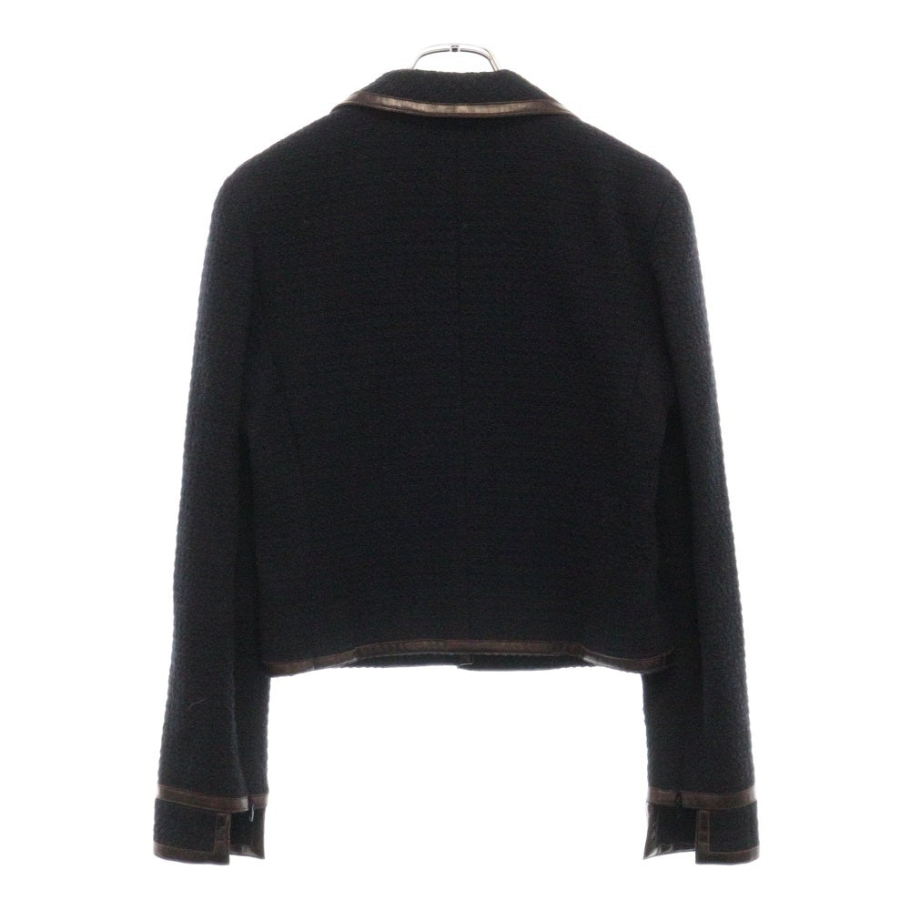 CHANEL(シャネル) ツイード セットアップ ネイビー ウール ジャケット スカート #38 P16177 レディース