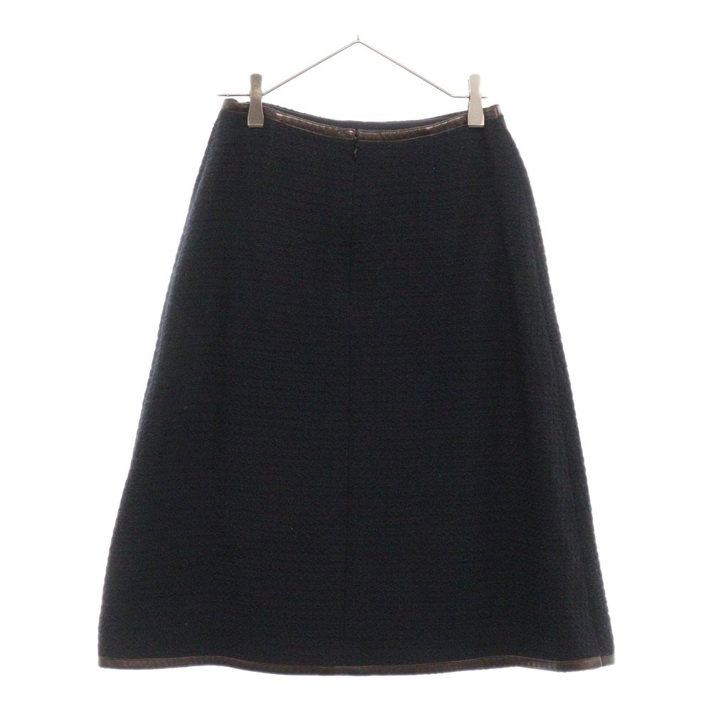 CHANEL(シャネル) ツイード セットアップ ネイビー ウール ジャケット スカート #38 P16177 レディース