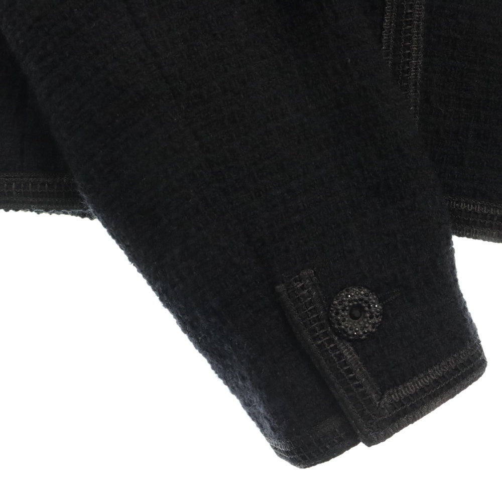 CHANEL(シャネル) ツイード ジャケット ブラック ウール #38 P18921 ココマーク レディース