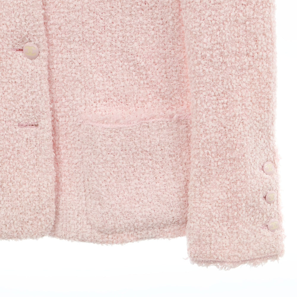 CHANEL(シャネル) ツイード ジャケット ピンク #36 ココボタン P22696V アパレル