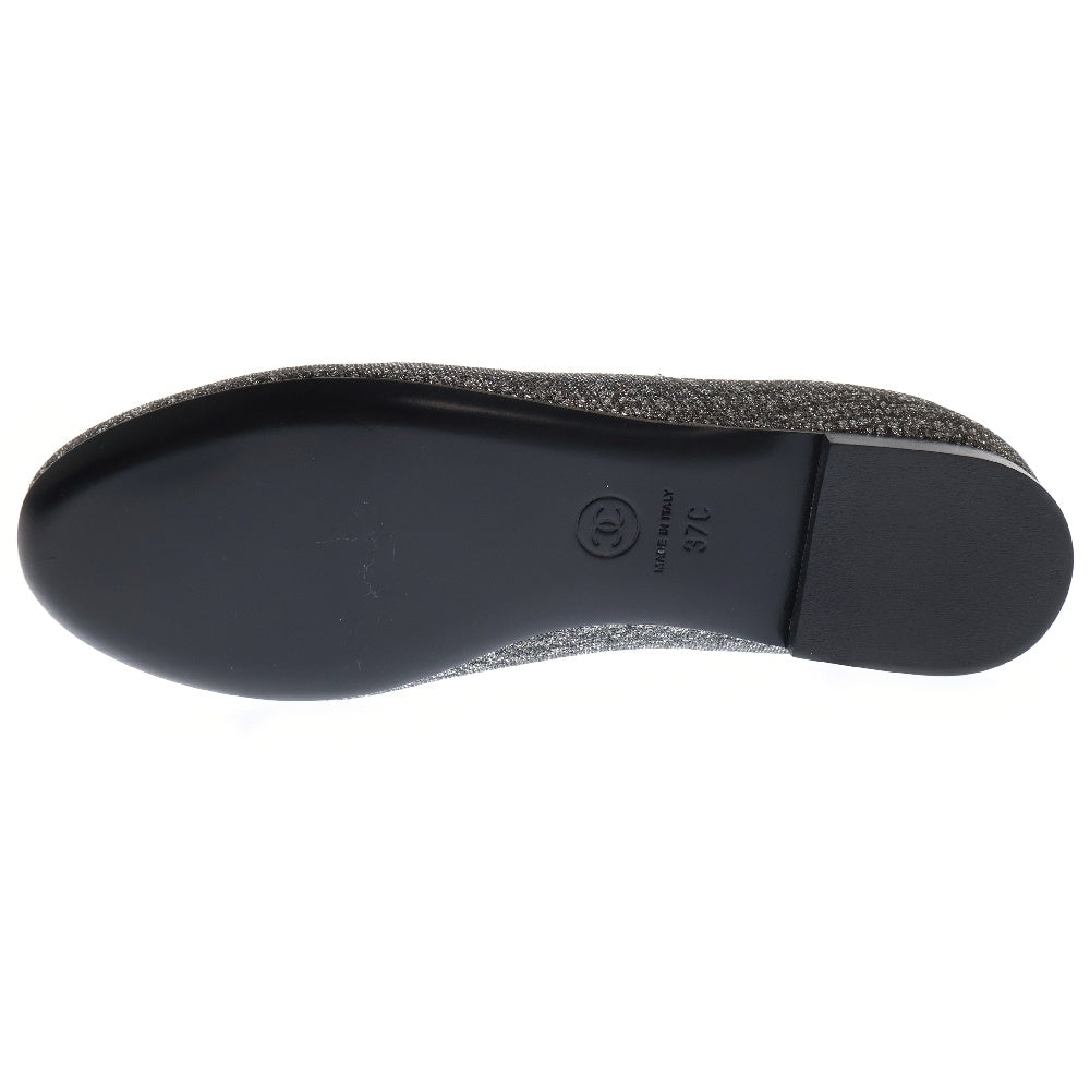 CHANEL(シャネル) オペラシューズ シルバー 37 スリッポン レディース