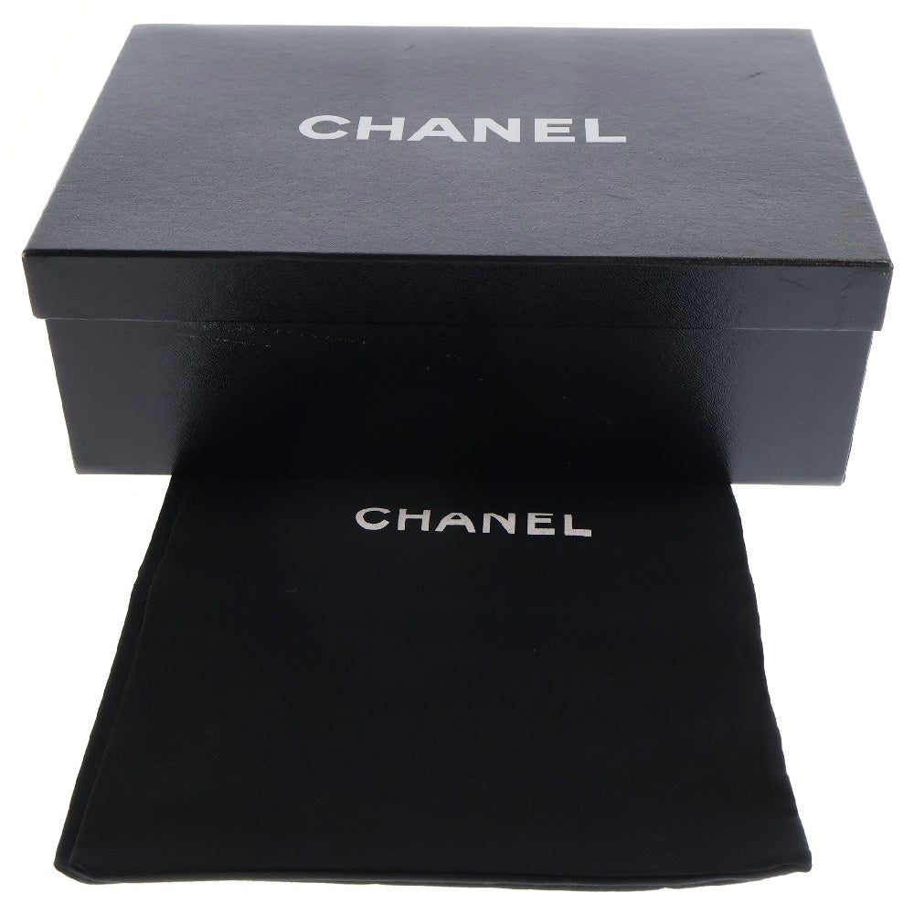 CHANEL(シャネル) ココマーク ウェッジソール ブラック スエード サンダル シューズ レディース