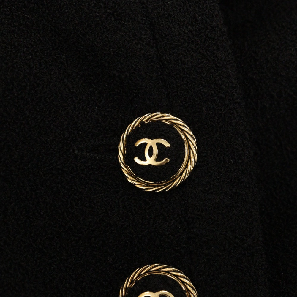 CHANEL(シャネル) ココボタン ツイード ジャケット ブラック ウール P30567 36サイズ レディース