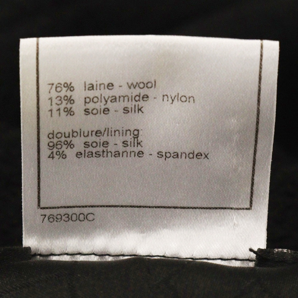 CHANEL(シャネル) ココボタン ツイード ジャケット ブラック ウール P30567 36サイズ レディース