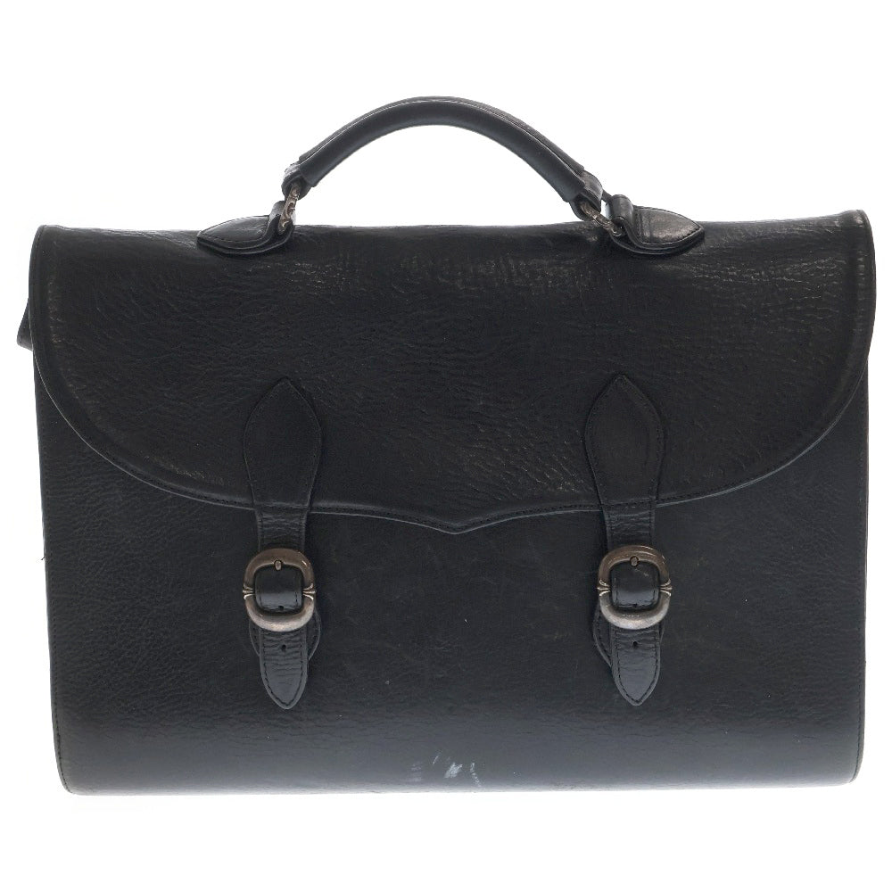 CHROME HEARTS(クロムハーツ) BRIEFCASE NH ブリーフケース ガンスリンガーストラップ クロスボール レザーブリーフバッグ