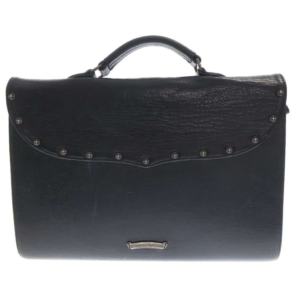 CHROME HEARTS(クロムハーツ) BRIEFCASE NH ブリーフケース ガンスリンガーストラップ クロスボール レザーブリーフバッグ