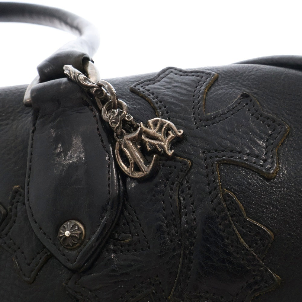 CHROME HEARTS(クロムハーツ) GYM BAG MD ジムバッグ ミディアム チャーム付き 現行型 ブラック