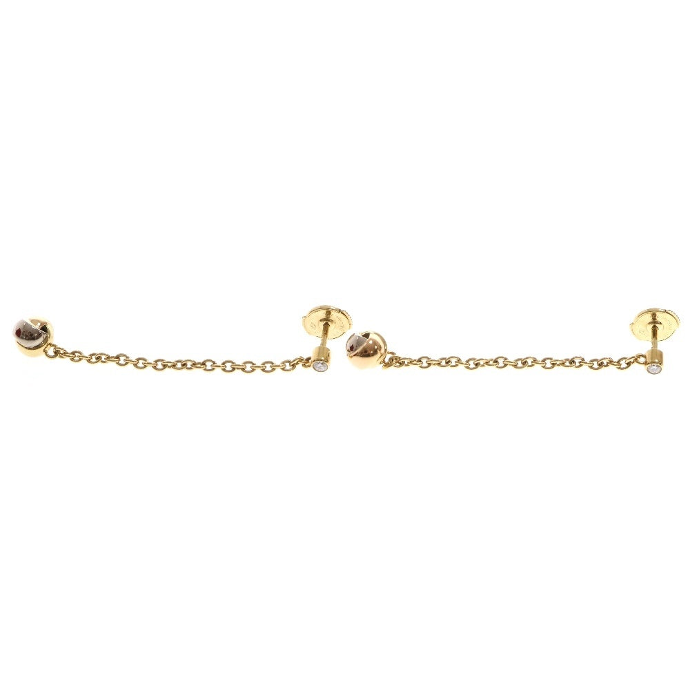 Cartier(カルティエ) ベビートリニティ パンピーユ ピアス ダイヤ Au750YG/PG/WG K18 ゴールド スリーカラー ボールチェーン