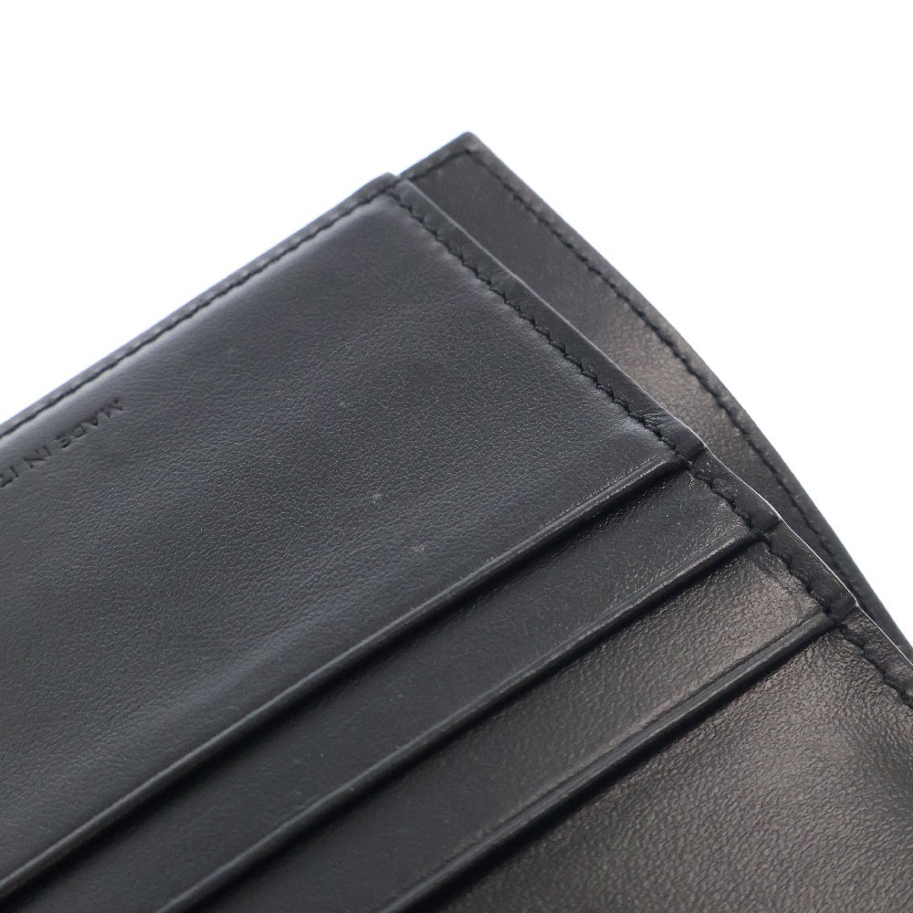 CELINE(セリーヌ) トリオンフ スモールフラップウォレット 三つ折り財布 ゴールド金具 ブラック