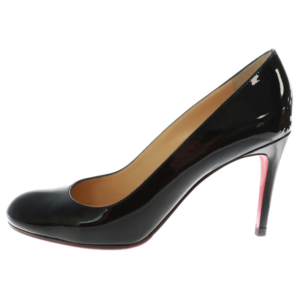 CHRISTIAN LOUBOUTIN(クリスチャンルブタン) パンプス ピンヒール ブラック パテント #37 靴