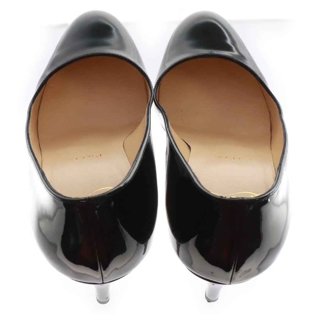 CHRISTIAN LOUBOUTIN(クリスチャンルブタン) パンプス ピンヒール ブラック パテント #37 靴