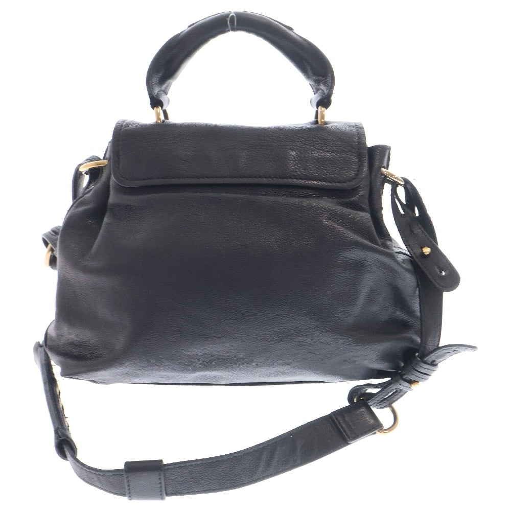 Chloe(クロエ) エルシー 2WAYレザーハンドバッグ ショルダーバッグ ブラック レディース