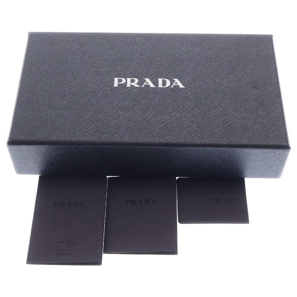 PRADA(プラダ) ヴィッテロムーブ トライアングルロゴ 長財布 ブルー ロングウォレット トライアングルロゴプレート 1MH132