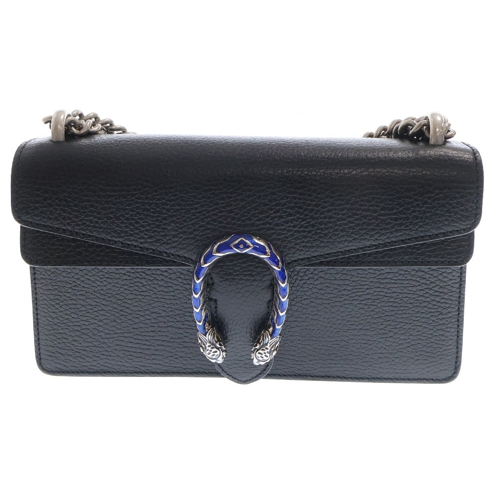 GUCCI(グッチ) ディオニュソス チェーンショルダーバッグ ブラック レザー 499623