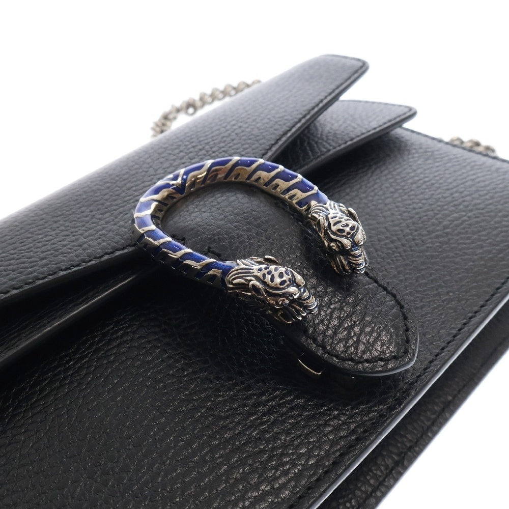 GUCCI(グッチ) ディオニュソス チェーンショルダーバッグ ブラック レザー 499623