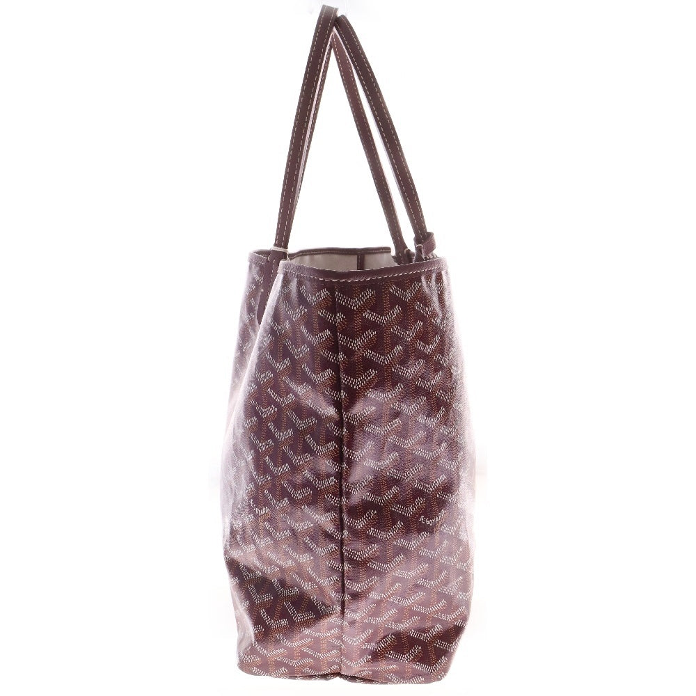 GOYARD(ゴヤール) サンルイPM ボルドー PVC×レザー トートバッグ