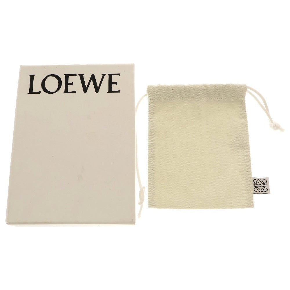 LOEWE(ロエベ) アナグラム トライフォールド 6カードホルダー付 コンパクトウォレット 三つ折り財布 レッド C500TR2X01