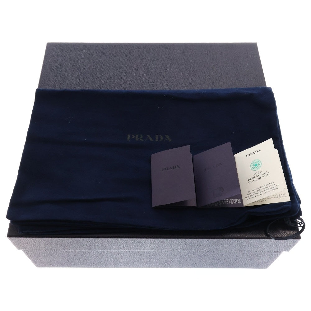PRADA(プラダ) モノリス ブラッシュドレザー チェルシー サイドゴアブーツ ブラック 2TE174