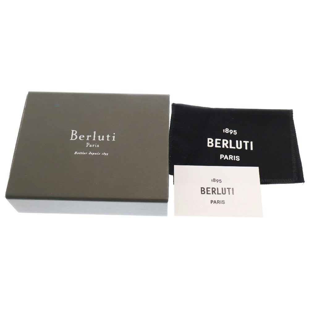 Berluti(ベルルッティ) カリグラフィ カードケース ブラウン レザー 名刺入れ