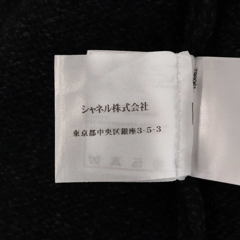 CHANEL(シャネル) ココマーク ウール 半袖ニットワンピース ブラック レディース P36613K02248