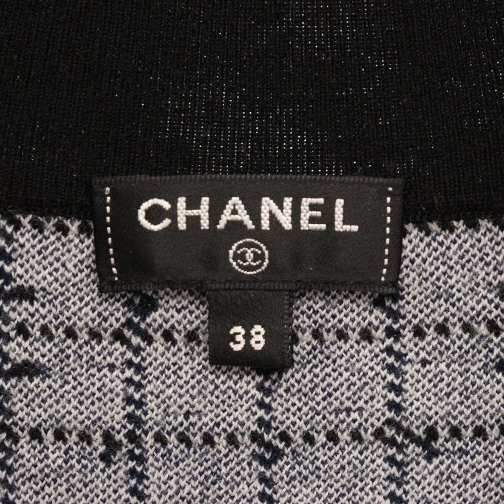 CHANEL(シャネル) バックロゴ ココマーク ウール ハーフジップ プルオーバー ニットセーター ブラック P65146K60951 レディース