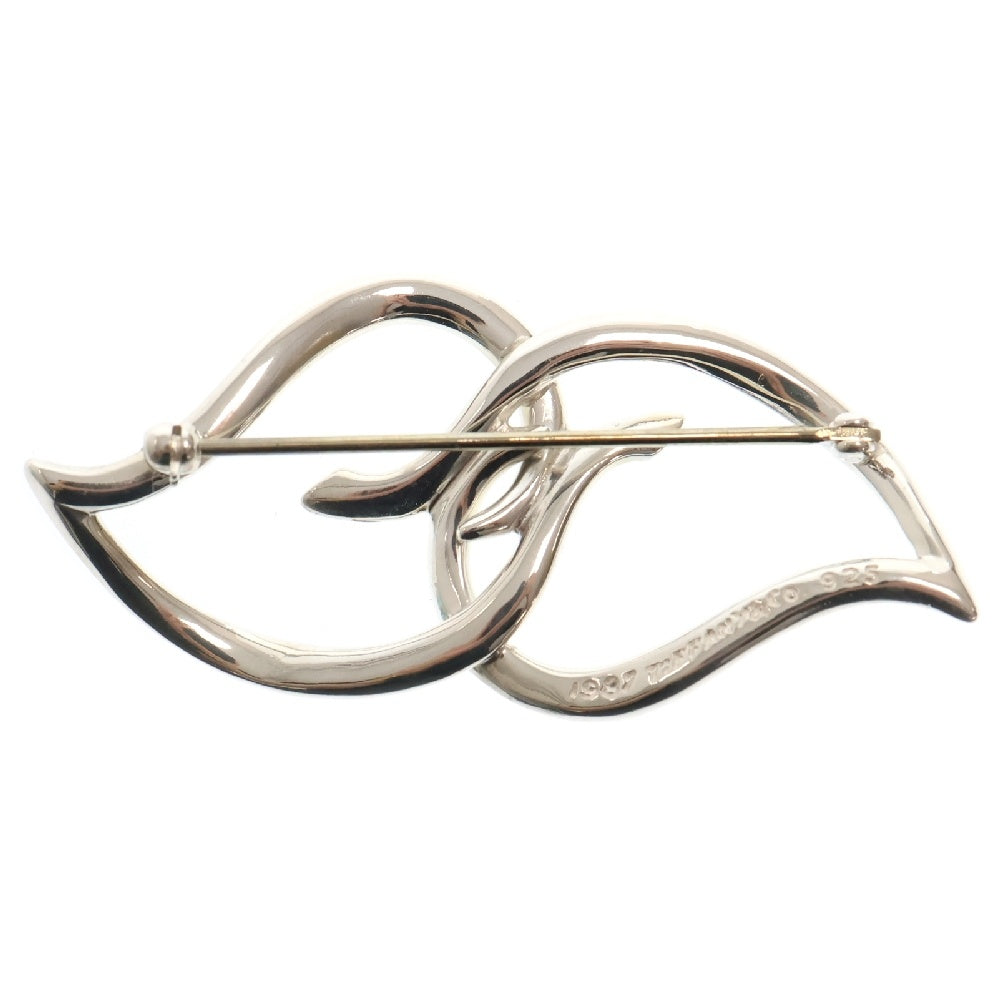 TIFFANY&Co(ティファニー) ダブルリーフ ブローチ シルバー SV925 アクセサリー