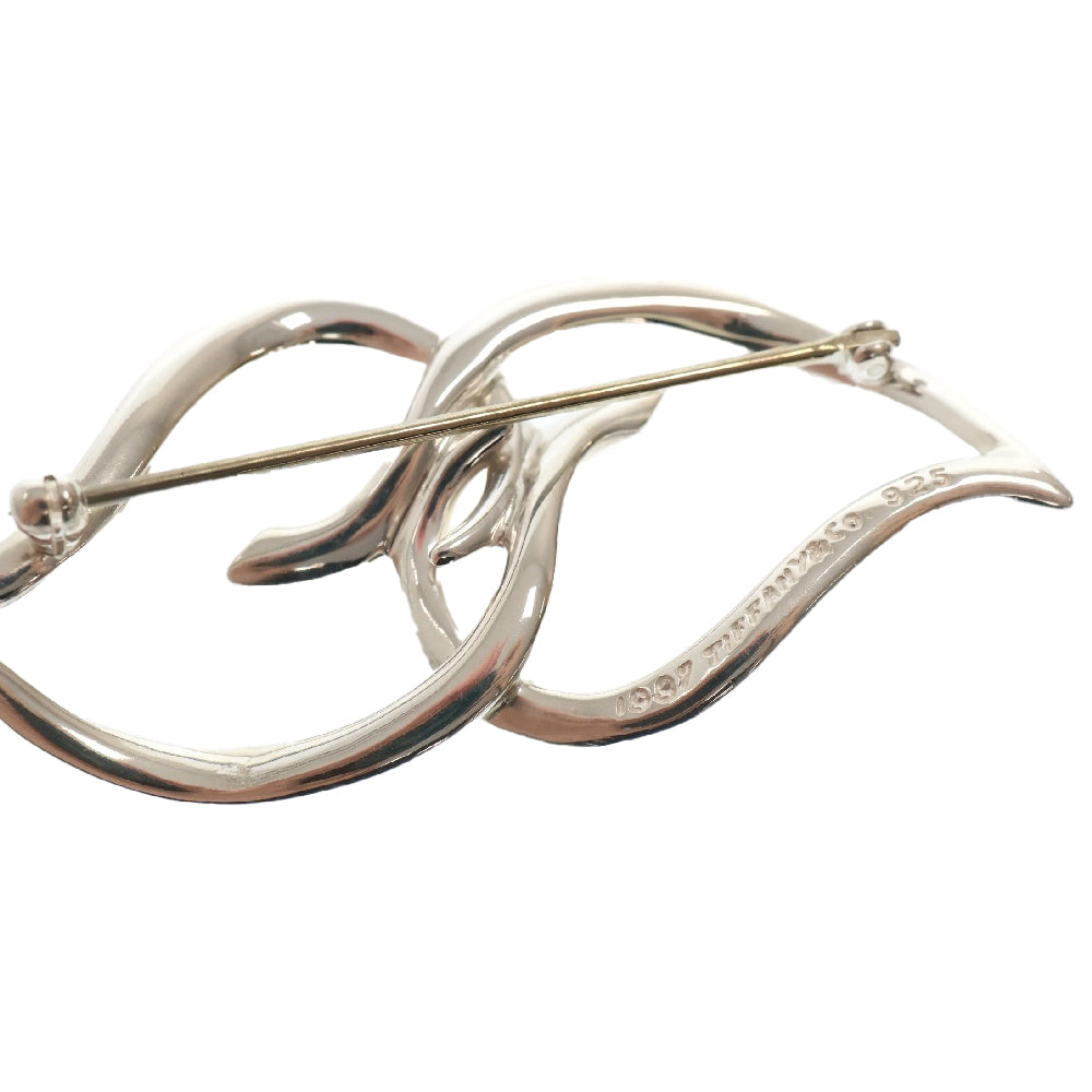 TIFFANY&Co(ティファニー) ダブルリーフ ブローチ シルバー SV925 アクセサリー