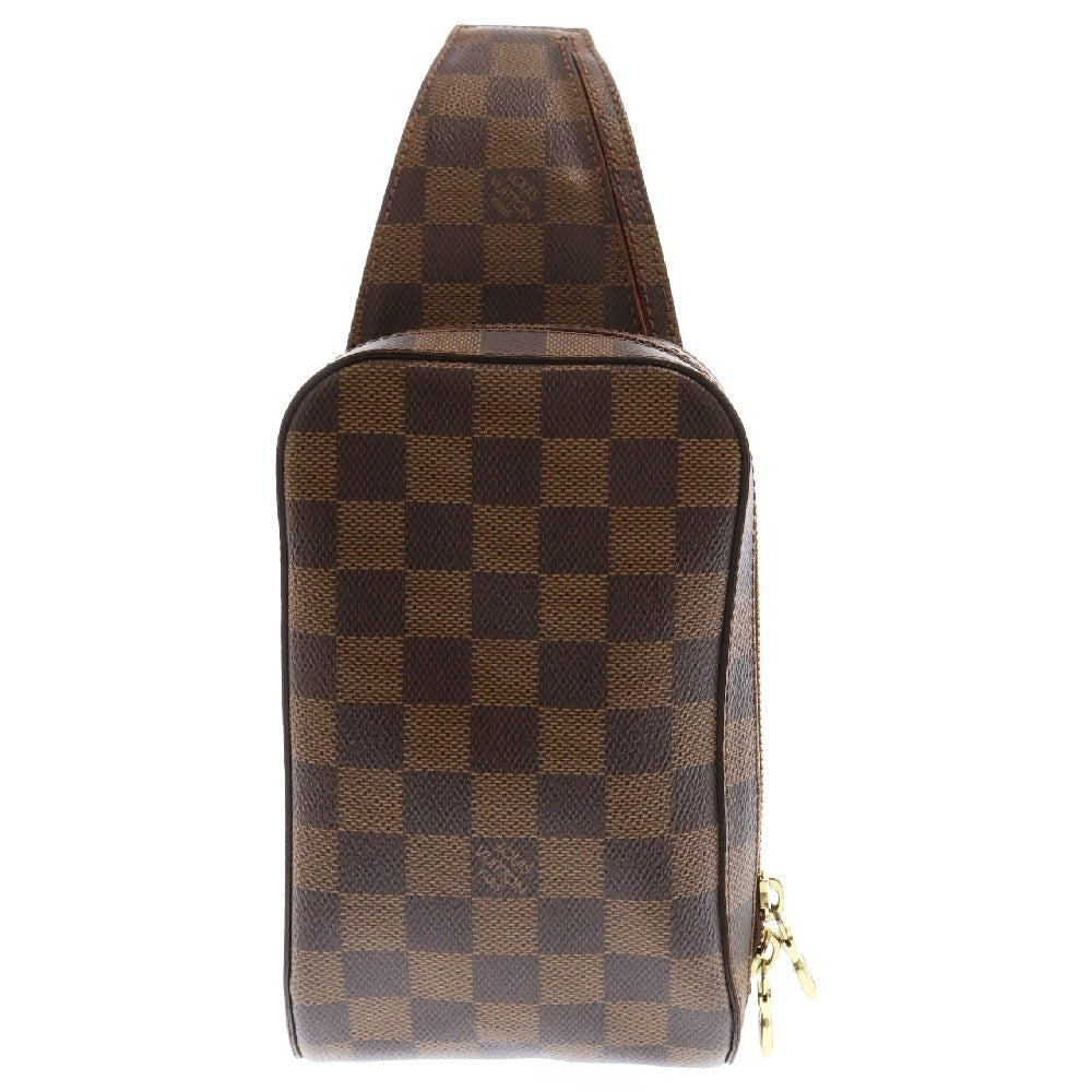 LOUIS VUITTON(ルイヴィトン) ダミエ ジェロニモス N51994 ブラウン PVC ボディバッグ