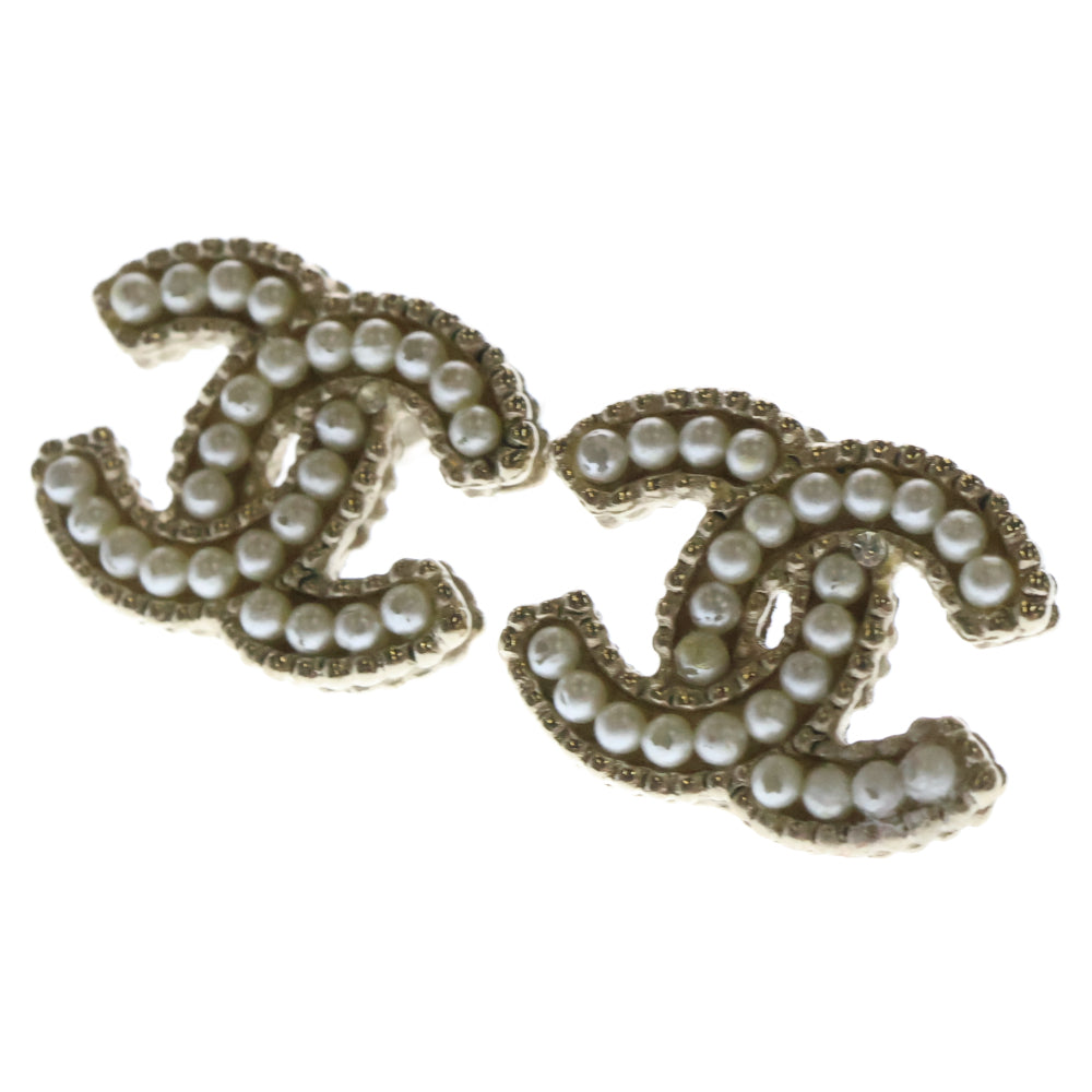 CHANEL(シャネル) ココマーク パールピアス GP