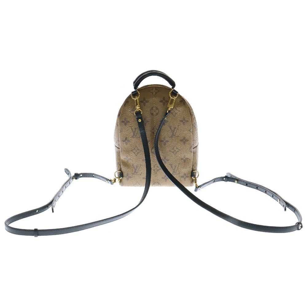 LOUIS VUITTON(ルイヴィトン) モノグラムリバース パームスプリングスミニ レザーバックパック リュック ブラウン M44872