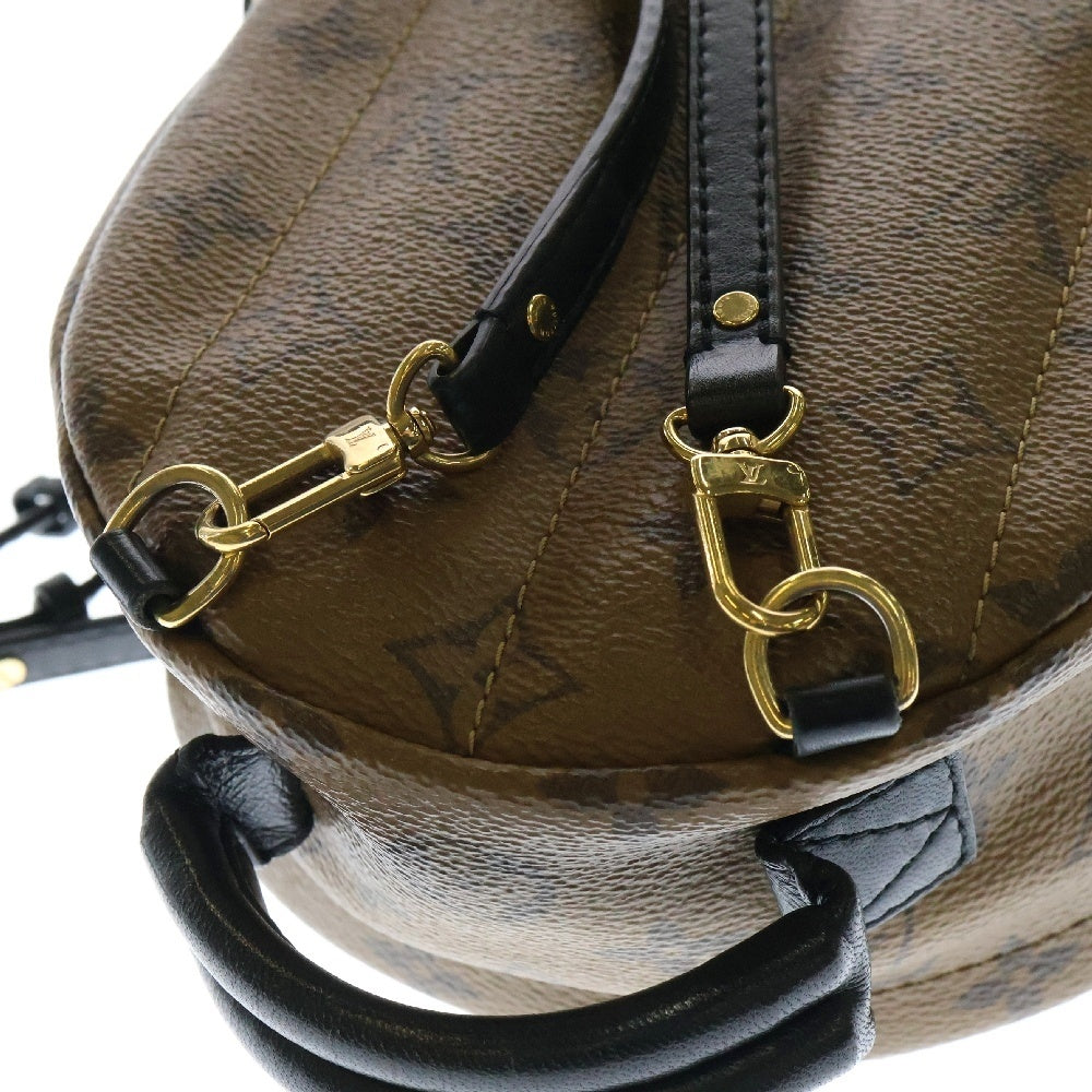 LOUIS VUITTON(ルイヴィトン) モノグラムリバース パームスプリングスミニ レザーバックパック リュック ブラウン M44872