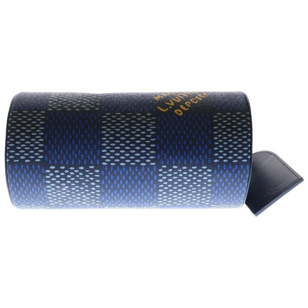 LOUIS VUITTON(ルイヴィトン) ダミエ・ヘリテージ ソフト・ポロションPM ブルー PVC シルバー金具 ショルダーバッグ N40695