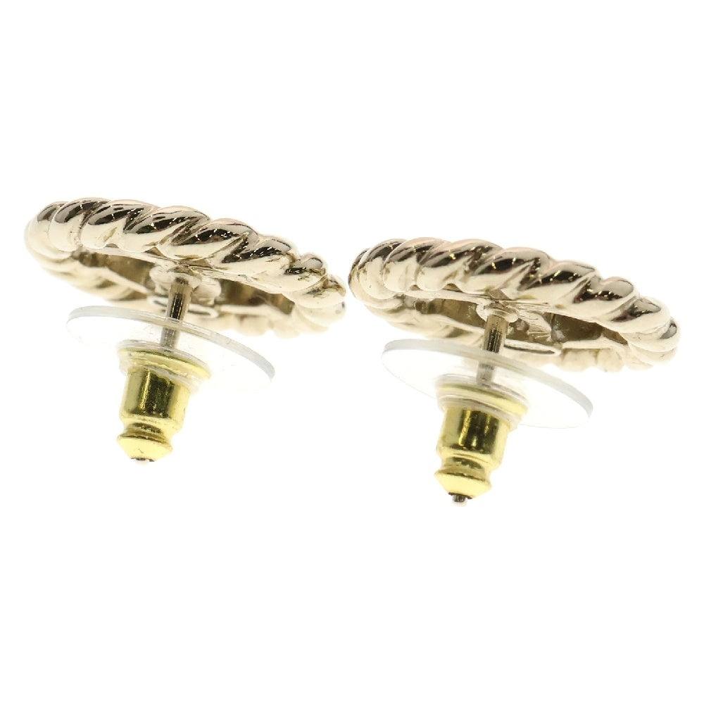 CHANEL(シャネル) ココマーク ラウンドロゴ ピアス ゴールド GP L25C マメ有