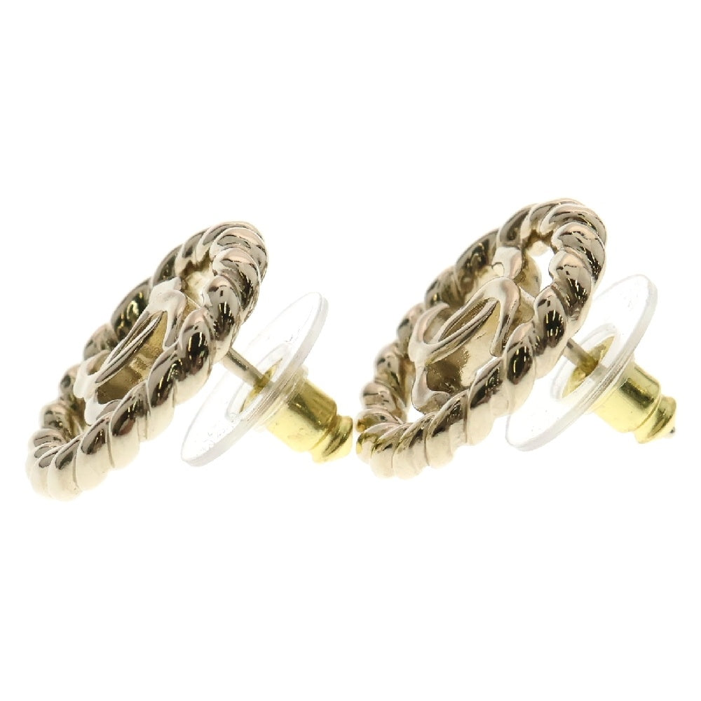 CHANEL(シャネル) ココマーク ラウンドロゴ ピアス ゴールド GP L25C マメ有