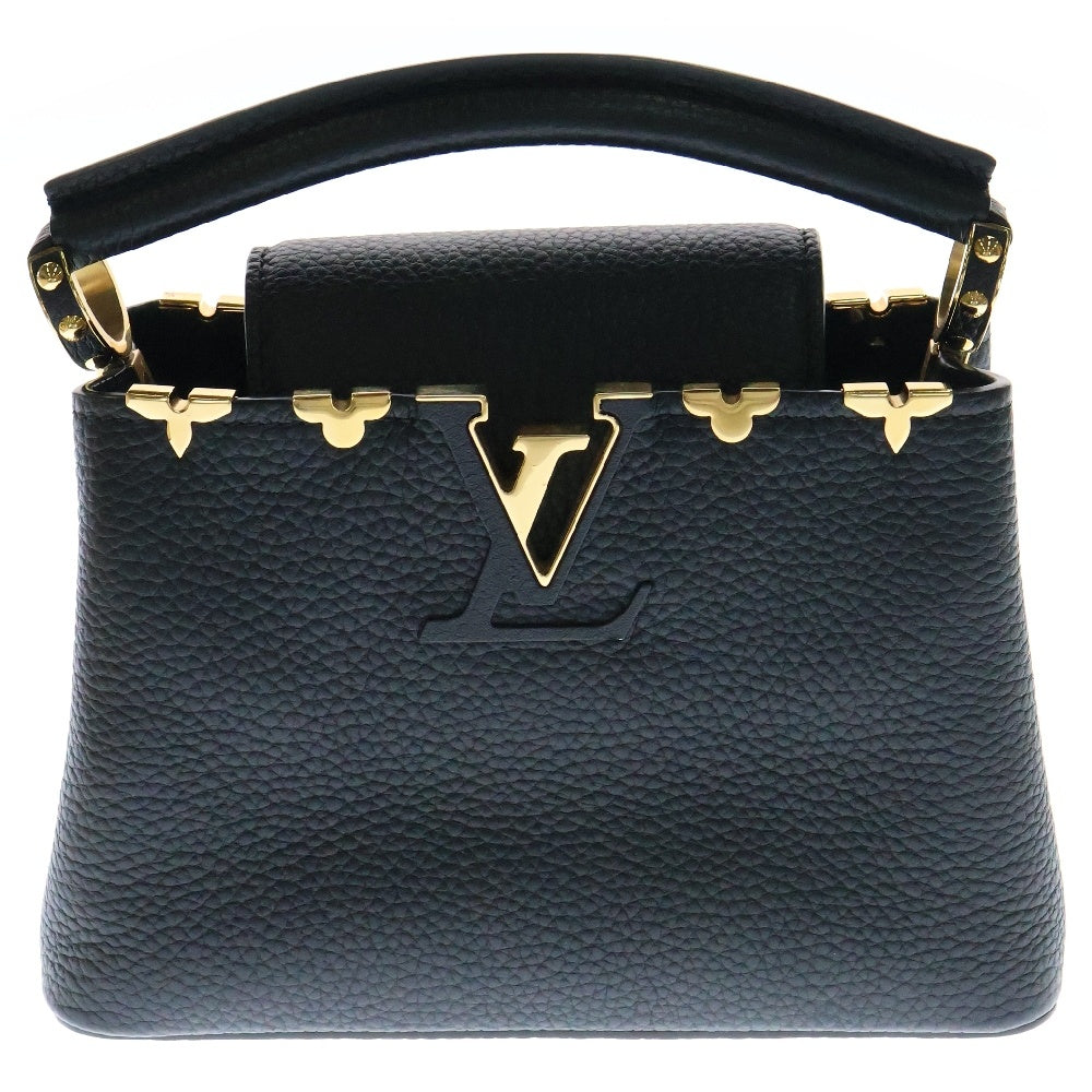 LOUIS VUITTON(ルイヴィトン) カプシーヌMINI トリヨンレザー 2WAYハンドバッグ ショルダーバッグ ブラック M56669