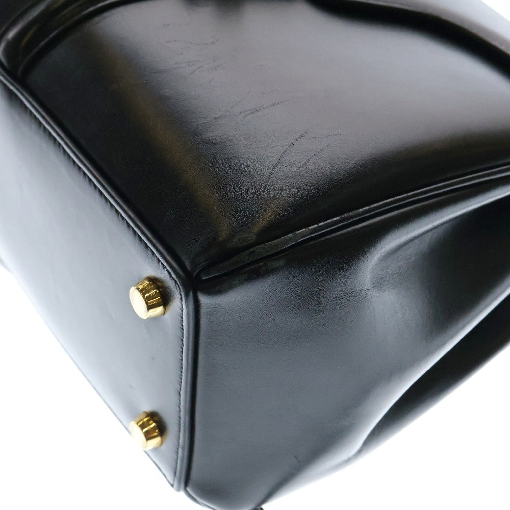 CELINE(セリーヌ) 16セーズ スモール 2WAYバッグ ショルダーバッグ ハンドバッグ ブラック レザー ゴールド金具 44425