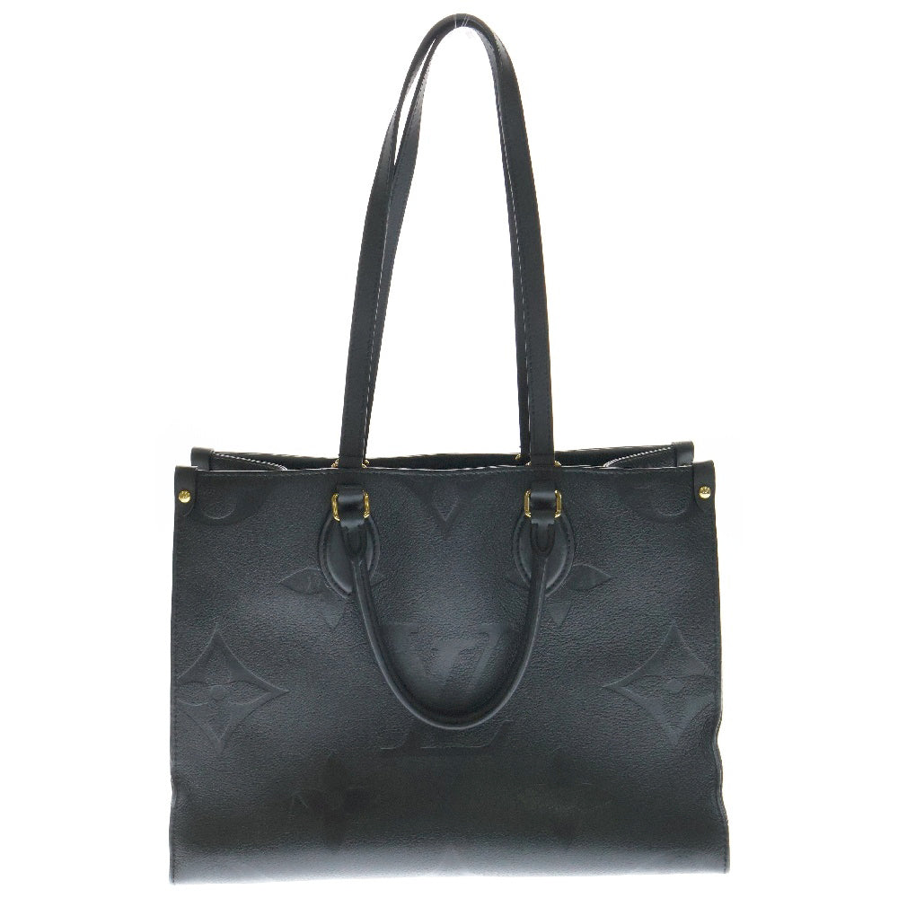 LOUIS VUITTON(ルイヴィトン) モノグラムアンプラント オンザゴーMM レザートートバッグ ハンドバッグ ブラック M45595